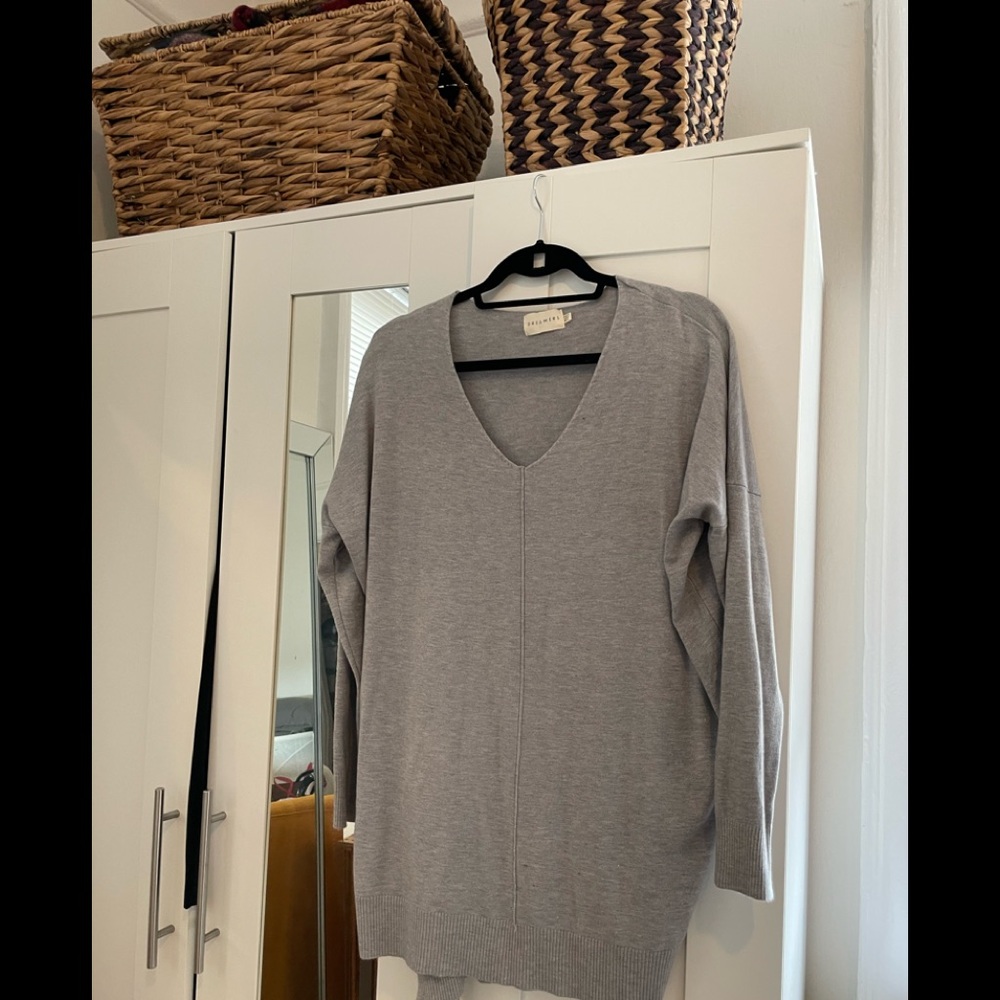 Dreamers Long Sleeve Sweater - Size M/L, Gray, NWOT